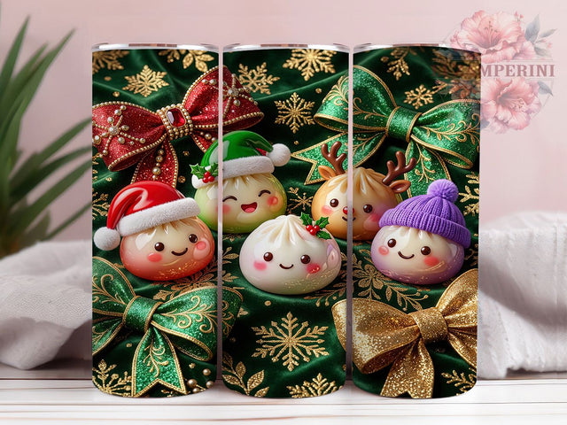 Kawaii Christmas Buns 20oz Tumbler, Kawaii Christmas, Christmas Buns, Kawaii Buns PNG, Kawaii Buns Tumbler, Buns Tumbler Wrap, Christmas Buns PNG, 20oz Tumbler Wrap Sublimation Li Zamperini 