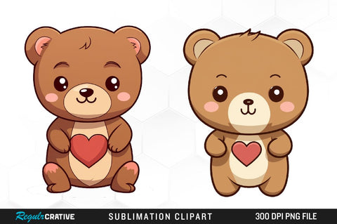 Kawaii Clipart Bundle Sublimation Regulrcrative 