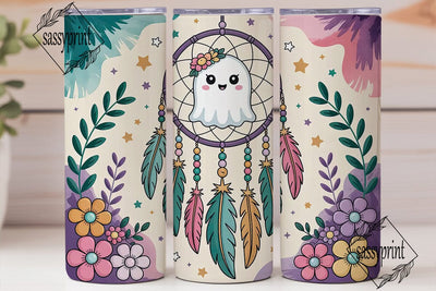 Kawaii Ghost Dreamcatcher 20oz Tumbler Sublimation sassyprint 