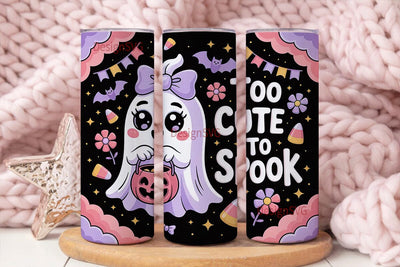 Kawaii Ghost Halloween 20oz Tumbler Wrap Sublimation DesignSVG 