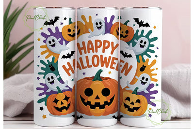 Kawaii Halloween 20oz Tumbler Wrap Sublimation PixelChick 