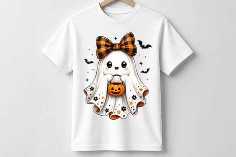 Kawaii Halloween Ghost PNG | Cute Ghost Sublimation Digital Download SVG BillahCrafts 
