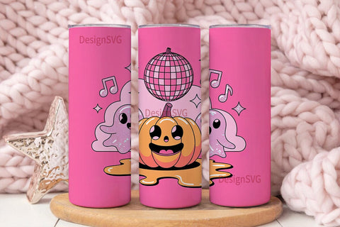 Kawaii Halloween Party 20oz Tumbler Wrap Sublimation DesignSVG 