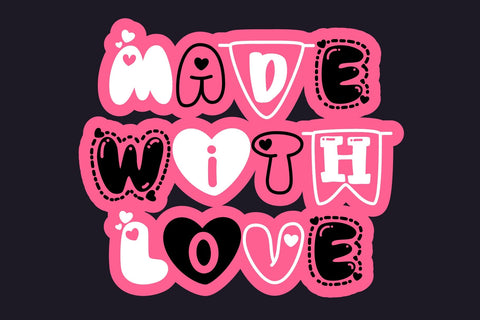 Kawaii Heartsy Font BB Digital Arts 