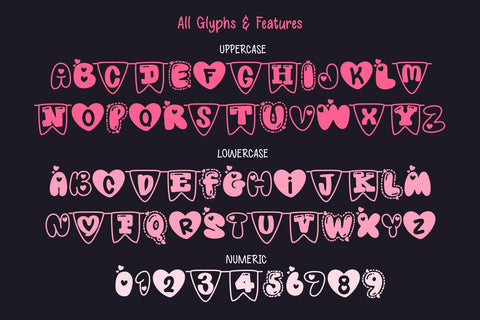 Kawaii Heartsy Font BB Digital Arts 