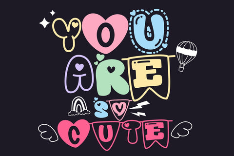 Kawaii Heartsy Font BB Digital Arts 