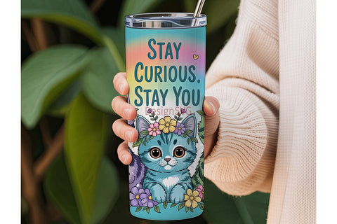 Kawaii Kittens 20oz Tumbler Wrap Sublimation DesignSVG 