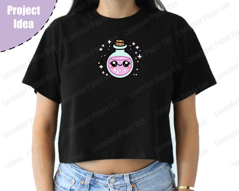 Kawaii Magic Potion Bottle Layered SVG, Witch Potion, Halloween SVG, Pink Potion, Cut file for Cricut and Silhouette SVG Lavender Paper Cut 