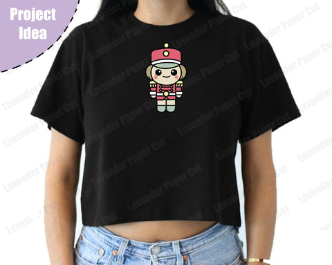 Kawaii Nutcracker, Chibi Nutcracker, SVG, PNG, JPEG, Sublimation, Christmas svg, Holiday Decor, Christmas Shirt SVG Lavender Paper Cut 