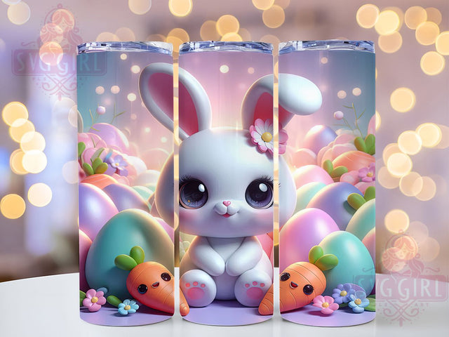 Kawaii Pastel Bunny Eggs Tumbler, Bunny Eggs Tumbler, Cute Bunny Wrap, Pastel Bunny Wrap, Spring Bunny Wrap, Sublimation Design, Trendy Gift Idea Sublimation SvggirlplusArt 