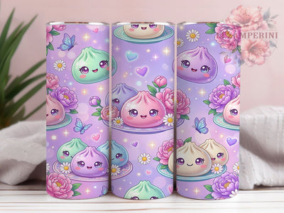 Kawaii Pastel Dumplings 20oz Tumbler, Kawaii Dumplings, Pastel Dumplings, Kawaii Pastel, Dumplings Tumbler, Kawaii Tumbler, Pastel Dumplings PNG, Kawaii Dumpling PNG Sublimation Li Zamperini 