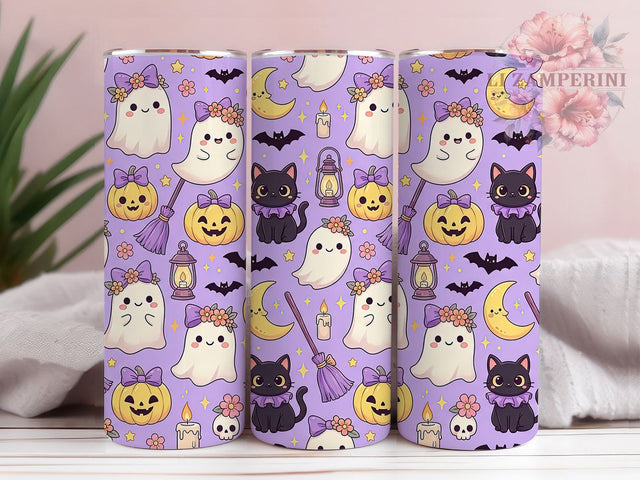 Kawaii Pastel Halloween 20oz Tumbler, Kawaii Pastel Halloween, Pastel Halloween, Kawaii Tumbler, 20oz Tumbler, Halloween Tumbler, Cute Halloween, Tumbler Wrap Sublimation Li Zamperini 