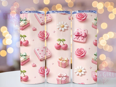 Kawaii Pastel Stationery Charm 20oz Tumbler, Kawaii Pastel, Stationery Charm, Cute Theme, Sublimation Wrap, 20oz Tumbler, Playful Aesthetic, Girly Design Sublimation SvggirlplusArt 