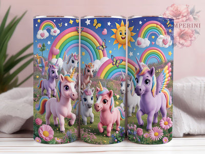 Kawaii Pastel Unicorn Tumbler, Kawaii Fantasy Gift, Anime Unicorn Design, Cute Magic Present, Pastel Unicorn Cup, Chibi Animal Gift, Sublimation Template Sublimation Li Zamperini 