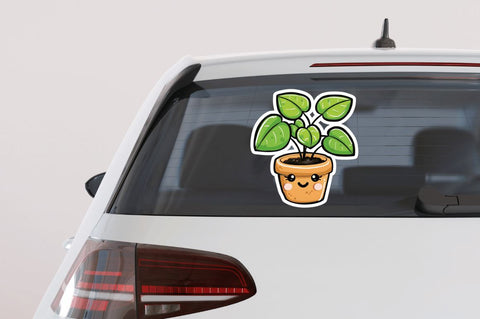 Kawaii Plant stickers Bundle Sublimation Regulrcrative 