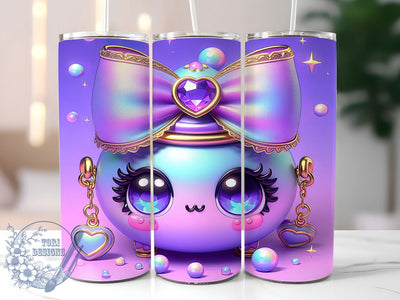Kawaii Potion Cauldron Halloween Tumbler, Potion Cauldron Design, Cute Witch Tumbler, Halloween Drinkware, Magic Potion Wrap, 20Oz Sublimation Design, Spooky Kawaii Cup Sublimation ToriDesigns 