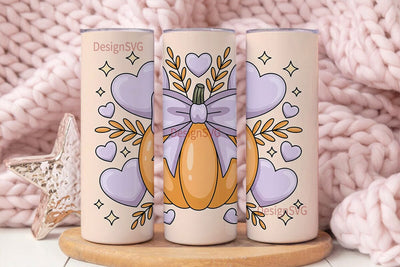 Kawaii Pumpkin Halloween 20oz Tumbler Sublimation DesignSVG 