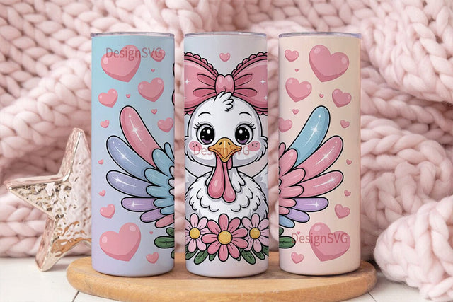 Kawaii Pumpkin Halloween 20oz Tumbler Sublimation DesignSVG 