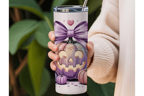 Kawaii Pumpkin Halloween 20oz Tumbler Sublimation DesignSVG 