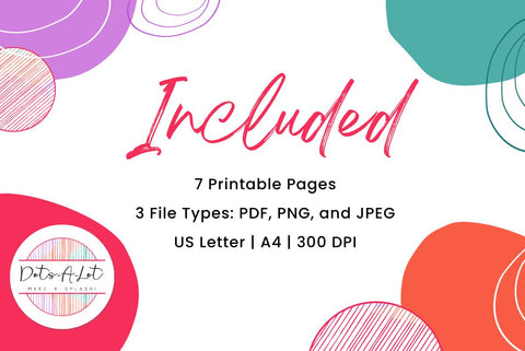 KDP Low Content Book Planner Sketch DESIGN Dots-A-Lot 