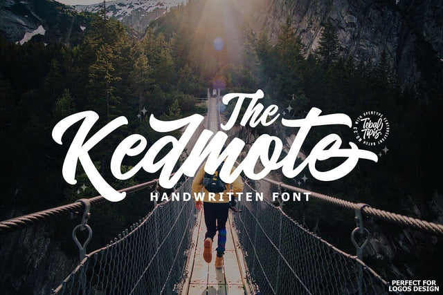 Kedmote Script Typeface Font Fadeline Std. 