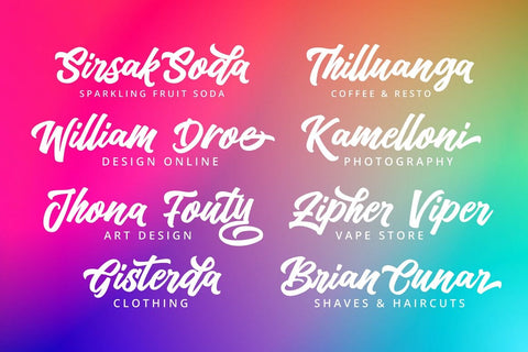 Kedmote Script Typeface Font Fadeline Std. 