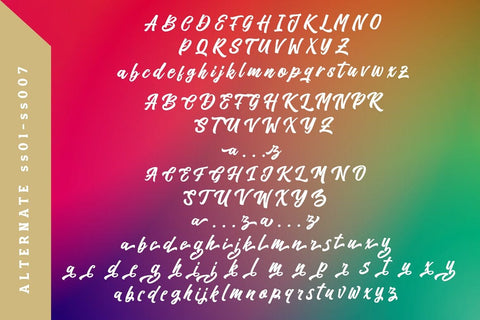 Kedmote Script Typeface Font Fadeline Std. 