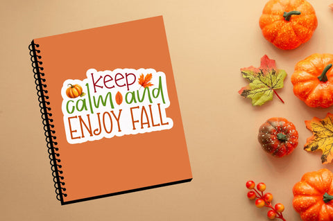 Keep calm and enjoy Sticker Design Sublimation Regulrcrative 