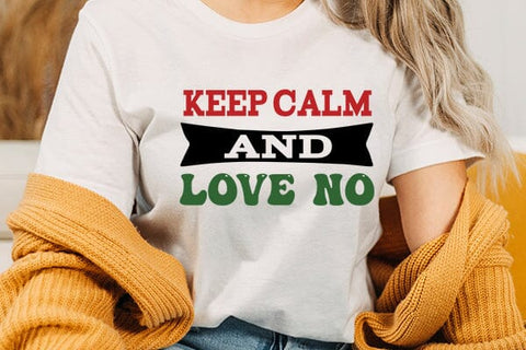 Keep Calm and love no SVG Angelina750 