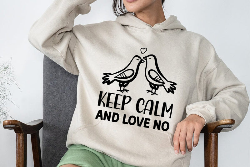 Keep Calm and love no SVG Angelina750 