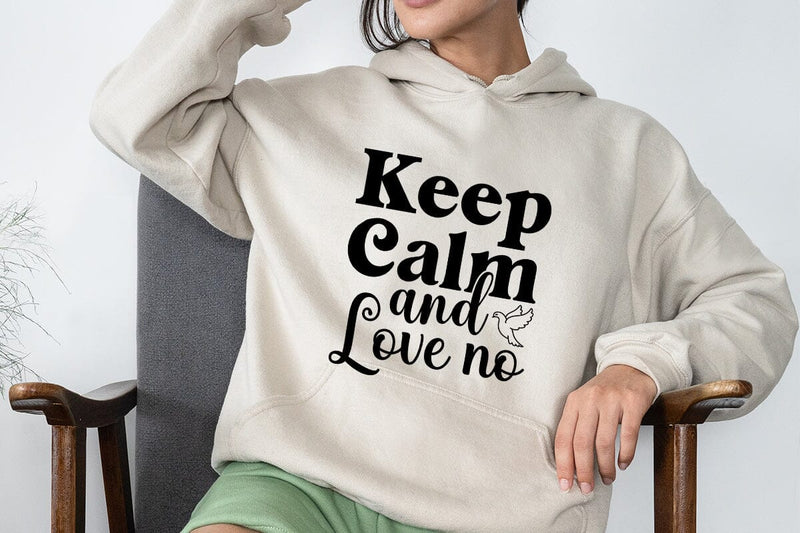 Keep Calm and love no SVG Angelina750 