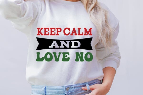 Keep Calm and love no SVG Angelina750 
