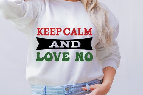 Keep Calm and love no SVG Angelina750 