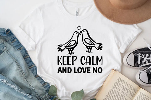 Keep Calm and love no SVG Angelina750 