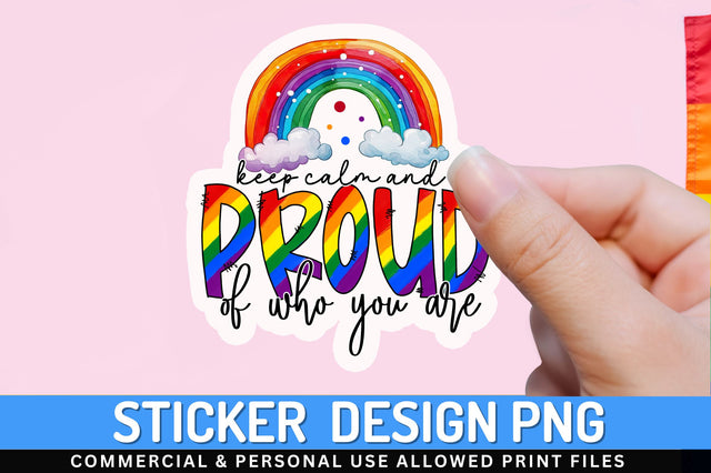 Keep calm and Sticker Design Sublimation Regulrcrative 