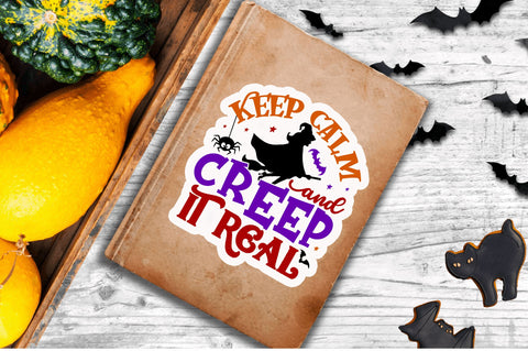 Keep calm and Stickers Design Sublimation Regulrcrative 