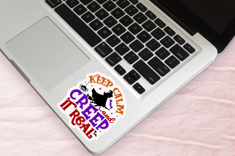 Keep calm and Stickers Design Sublimation Regulrcrative 
