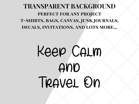 Keep Calm and Travel On SVG SVG Paige Cole Studio 