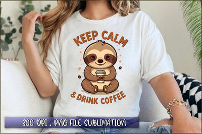 Keep calm & drink coffee Sublimation Sublimation Shetara Begum 