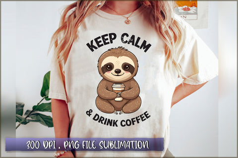 Keep calm & drink coffee Sublimation Sublimation Shetara Begum 