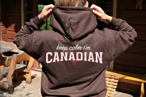 Keep Calm I'm Canadian - Canada Day SVG Sublimation Pickled Thistle Creative 