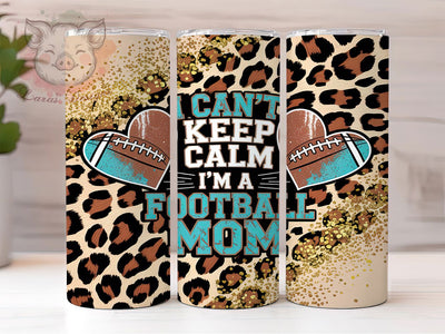 Keep Calm Proud Football Mom Tumbler, Keep Calm Mom Wrap, 20oz Sublimation Tumbler, Game Day Mom PNG, Printable Football Mom, Loud And Proud Mom Tumbler, Sports Mom Cup Design Sublimation Lara' s Designs 