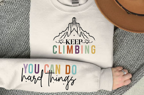 Keep climbing Sleeve Svg Design SVG Designangry 