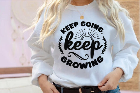 Keep going keep growing SVG Angelina750 