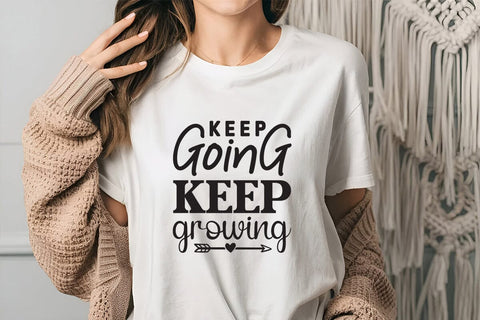 Keep going keep growing SVG Angelina750 