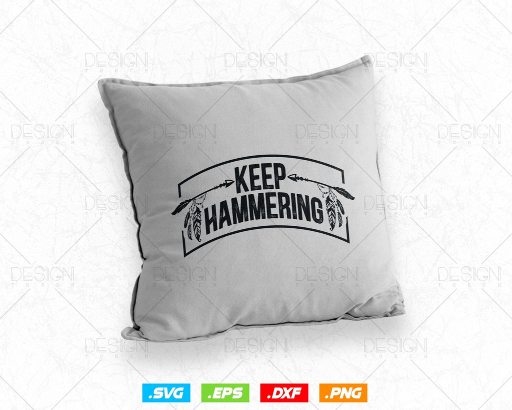 Keep Hammering Archery Motivational Bow Hunting Svg Png, Duck Deer ...