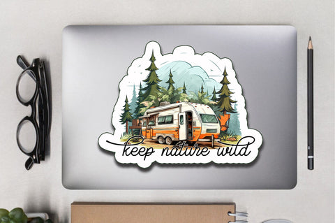 Keep nature Sticker Design Sublimation Regulrcrative 