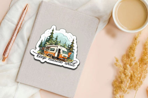 Keep nature Sticker Design Sublimation Regulrcrative 