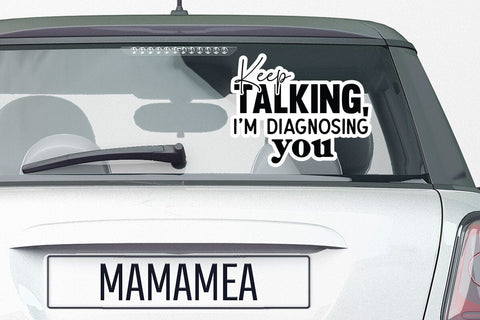 Keep talking I m diagnosing you SVG Angelina750 