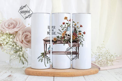 Keeper of the Morgue 20oz Tumbler Wrap Sublimation sassyprint 